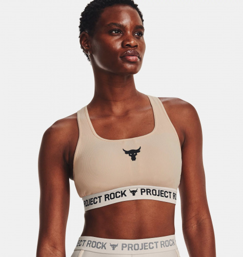 Îmbrăcăminte - Under Armour  Project Rock Crossback Training Ground Sports Bra | Fitness 
